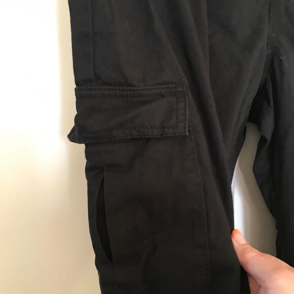 Material Girl Juniors Cotton High Rise Cargo Pants - Picture 3 of 7